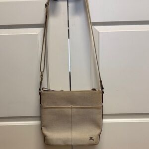 Burberry London Blue Label Tan and Beige Bag